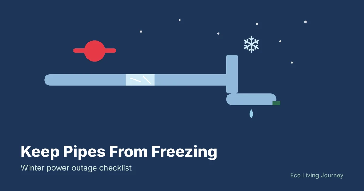 How to Keep Pipes From Freezing in a Power Outage