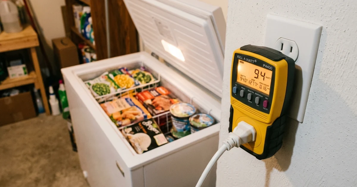 How Many Watts Does a Chest Freezer Use? Real Numbers